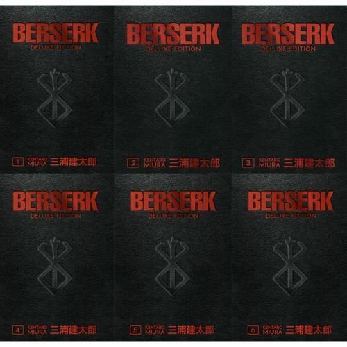 Berserk Deluxe Edition Manga - Volumes 1-6 Set [Deluxe Hardcover] by  Kentaro Miura