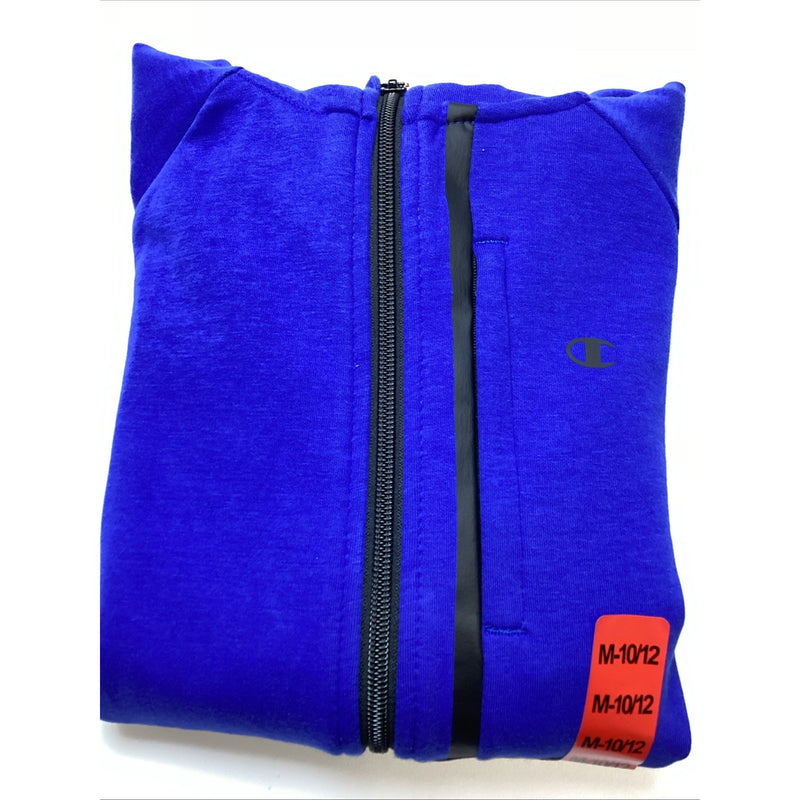 Boys 8-20 Champion Active Zip Up Hoodie Breathable Pockets, Blue, Size: M-10/12