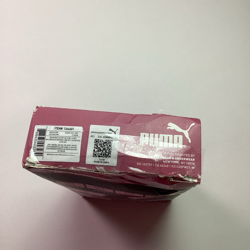 Puma Performance 2-Pack Seamless Sports Bra, Black & Gray, Size L - Open Box