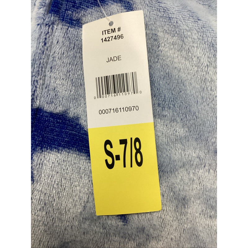 Saint Eve Youth Hooded Fleece Blanket Sleeper Blue Shark, Size: Small 7/8