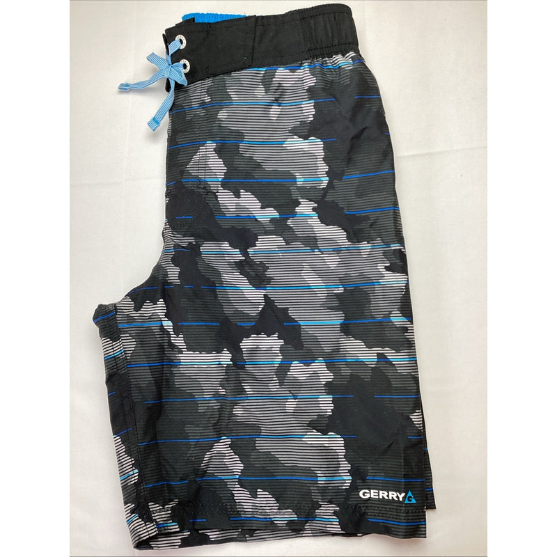 Gerry Youth Boy's Swim Short UPF 50+ Swim Trunks, Camo, Size: L 14/16