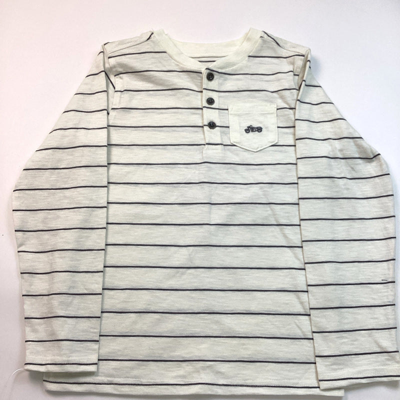Kids Headquarters Youth Boys Long Sleeve Shirt, White (Motorcycle), Size: 6