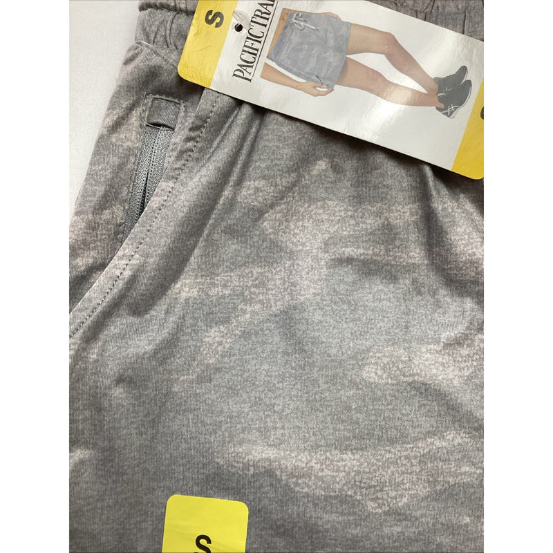 Pacific Trail Ladies Soft Stretch Shorts w/Zipper Pocket, Pale Camo, Size: Small