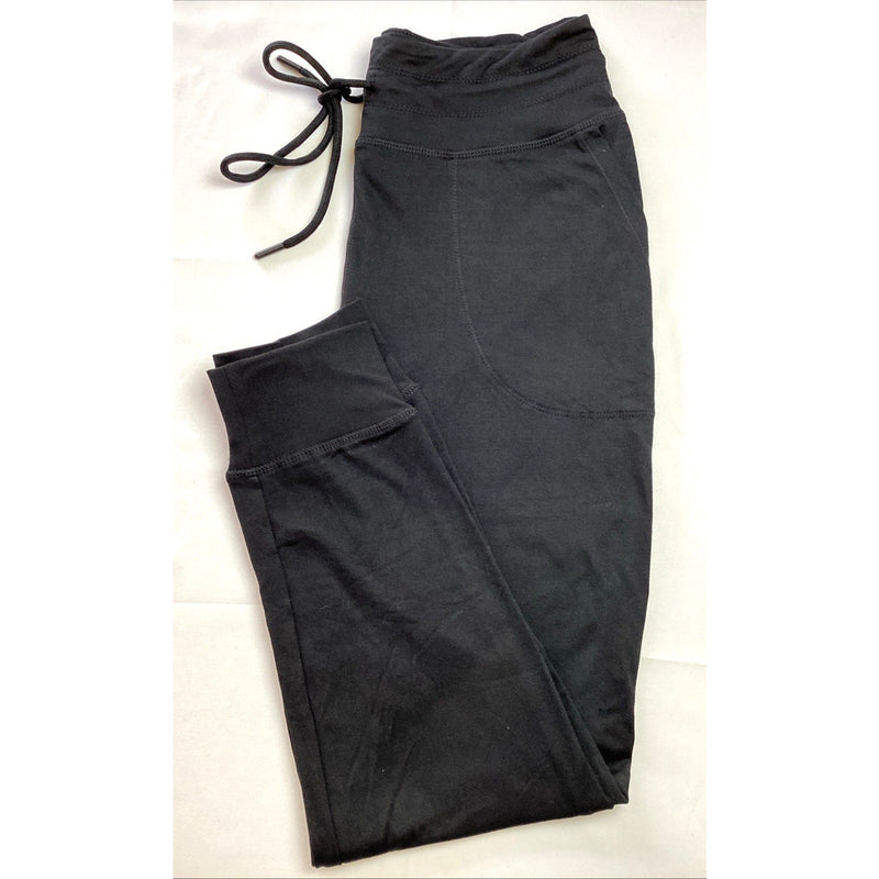 Lole Women's Soft Lounge Pant Jogger Relaxed Front Pockets, Black, Size Small