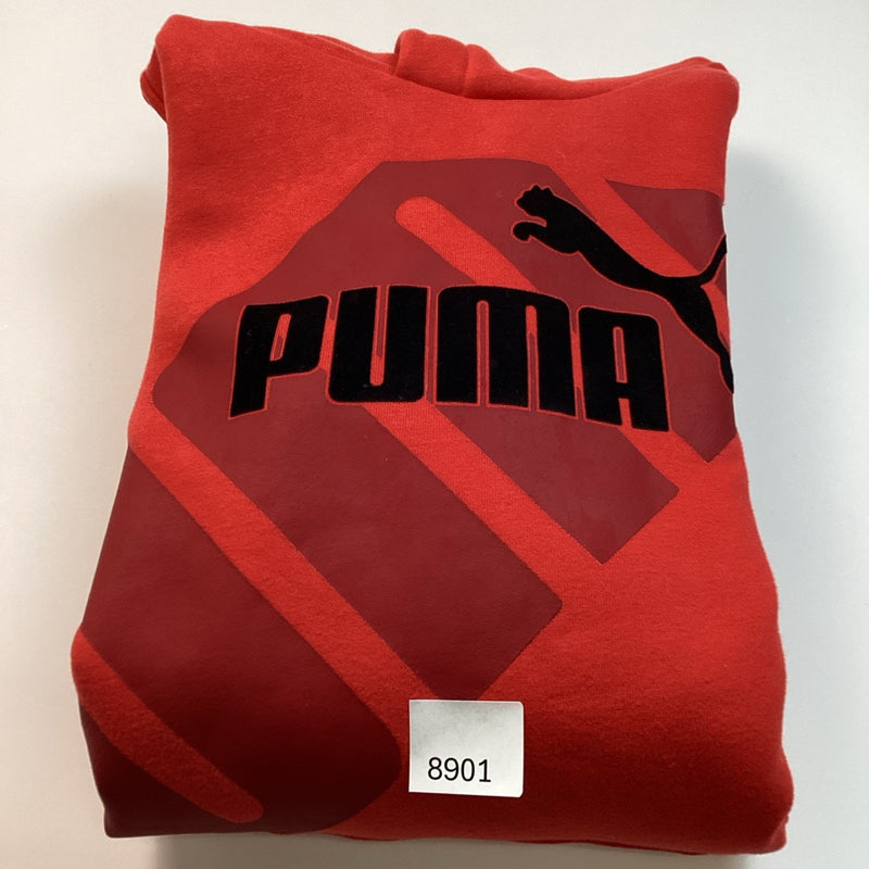 Puma Youth Boys Hoodie Sweatshirt, Red, Size L (14/16)