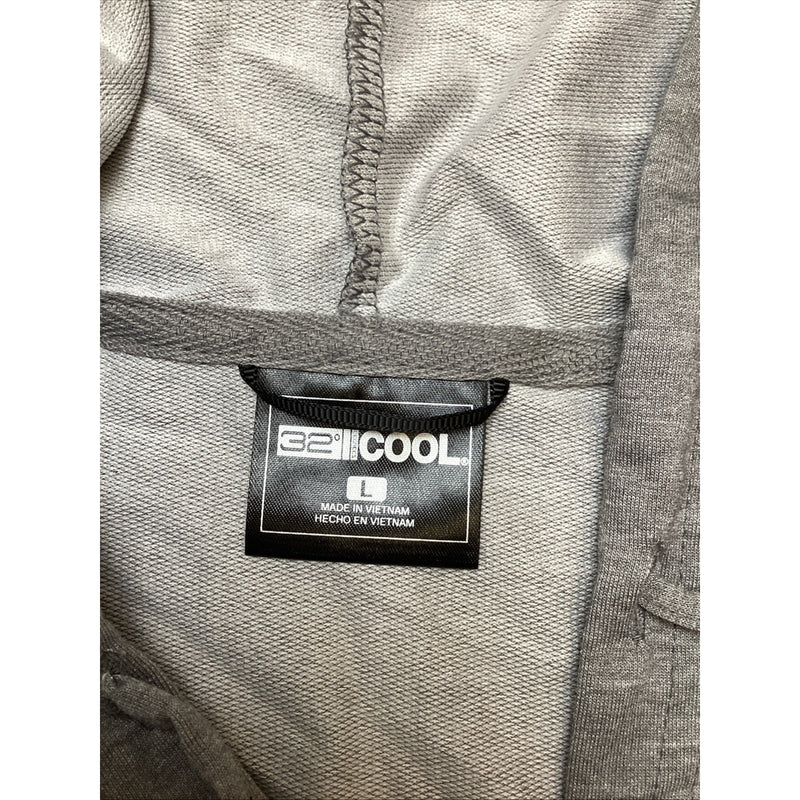 32 Degrees 2-Pack Women’s Full Zip Hoodie, Gray/Lavender, Size: L - New w/o Tags