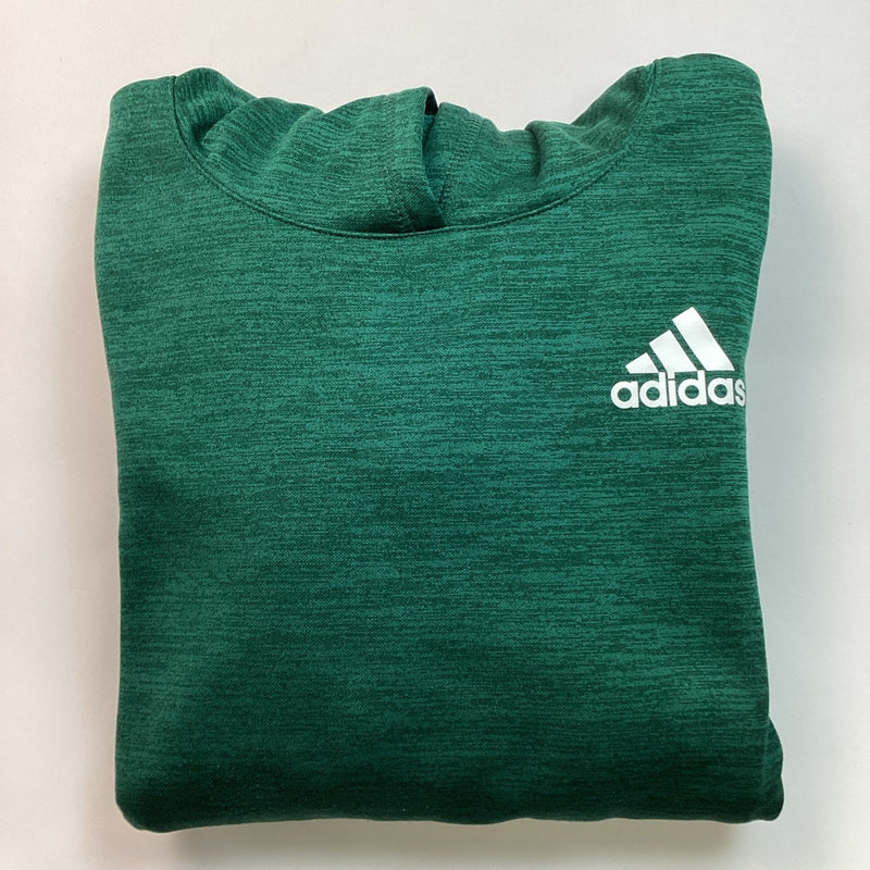 Adidas Boys Youth Pull-Over Hoodie, Green, Size: M 10/12