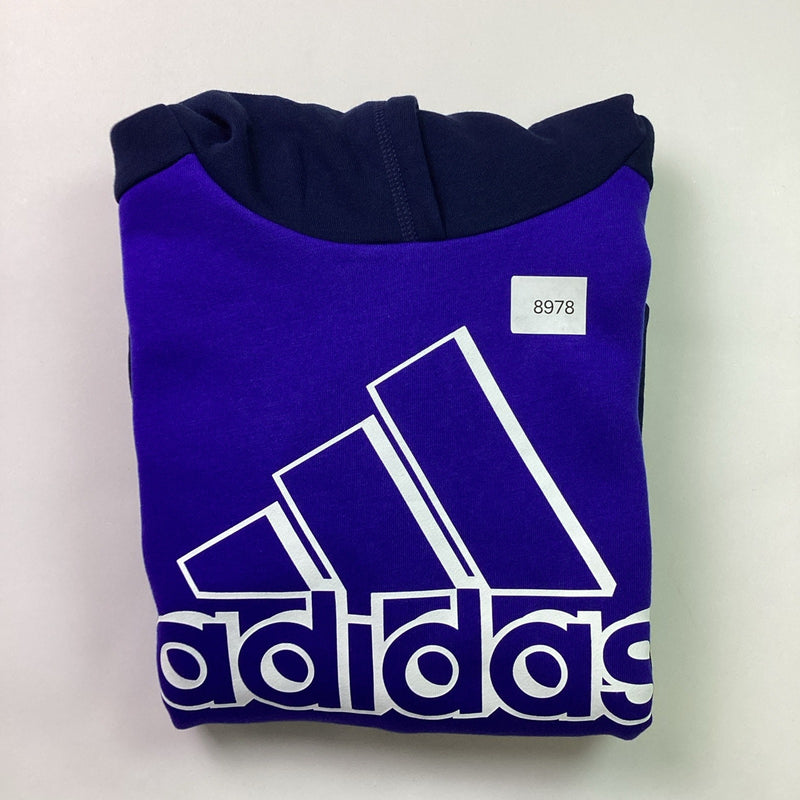 Adidas Boys Youth Pull-Over Hoodie w/Kangaroo Pocket, L 14/16