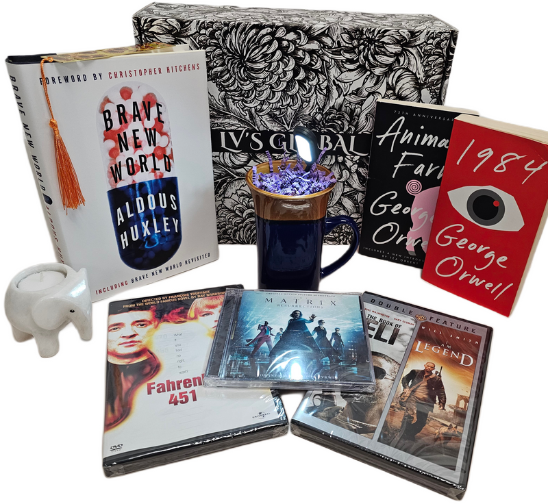 Book Lover's Gift Box - THE PETRA CRATE | 1984, Brave New World & More