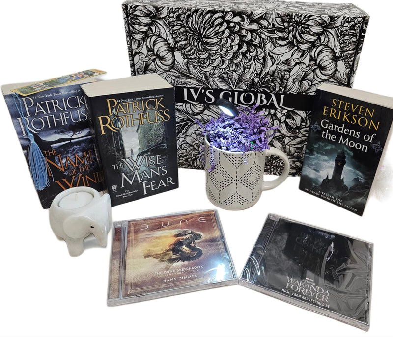 Legends & Lore Gift Box - THE PETRA CRATE: Rothfuss, Dune Music & More