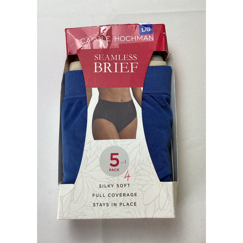 Carole Hochman Multicolor 4-Pack Seamless Brief, Size: L - Open Box Please Read
