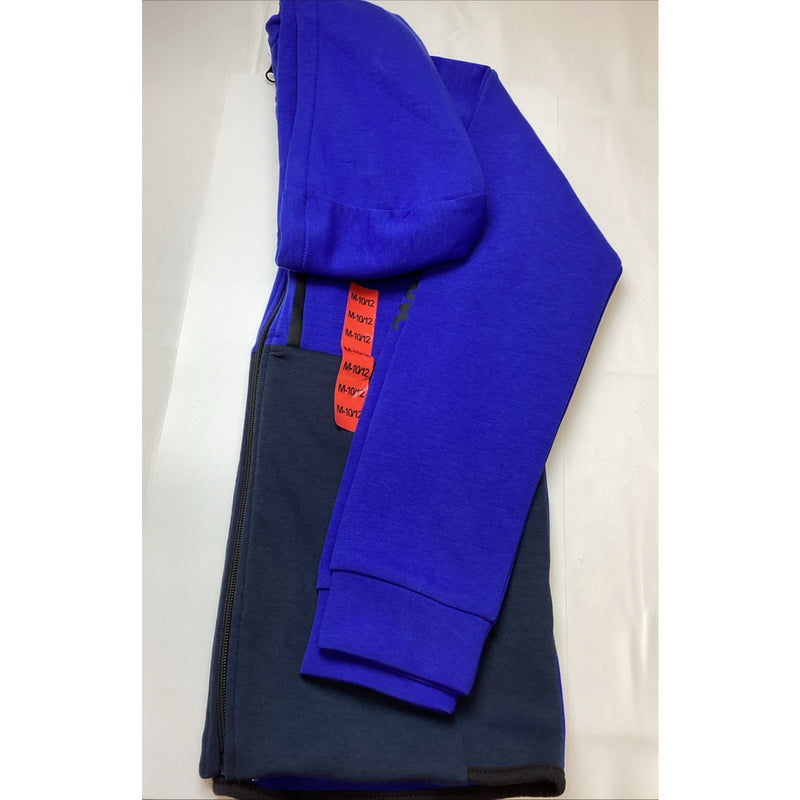 Boys 8-20 Champion Active Zip Up Hoodie Breathable Pockets, Blue, Size: M-10/12