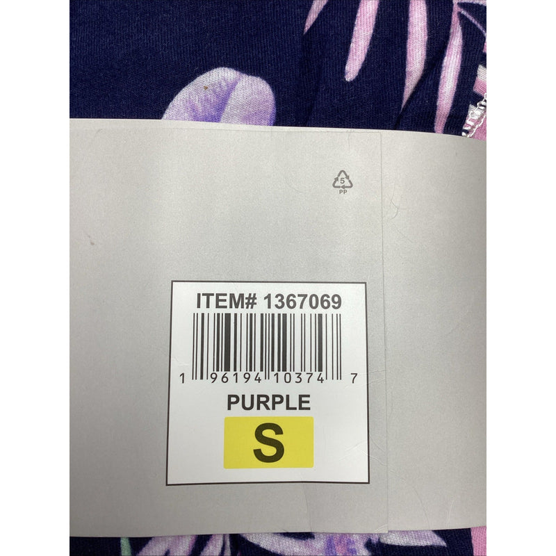 Carole Hochman Women's 4-Piece 100% Cotton Pajama Set, Purple, Size: Small
