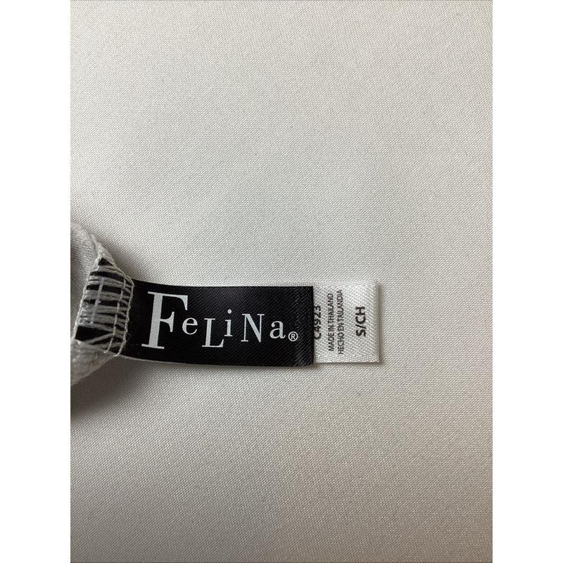 Felina 3-Pack Layering Cotton Stretch Tank Tops, Small - Black, White & Grey NWT
