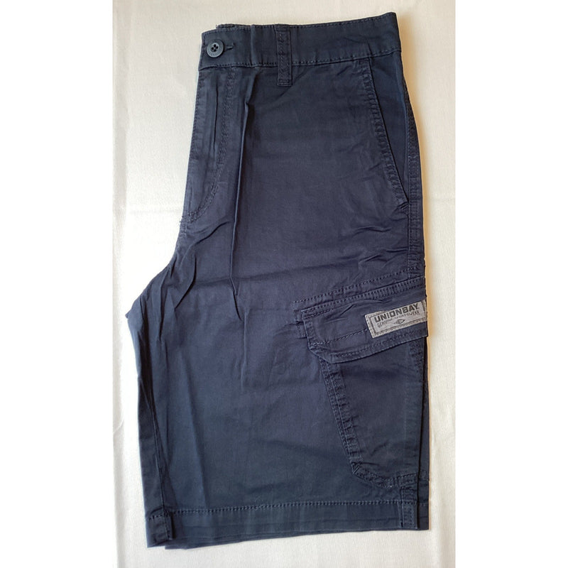 Unionbay Men’s Lightweight Relaxed Fit Stretch Cargo Shorts, Blue, Size: 32