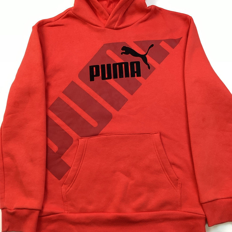 Puma Youth Boys Hoodie Sweatshirt, Red, Size L (14/16)