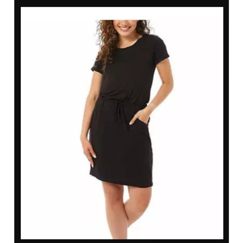 32 Degrees Cool Women's Lightweight Lux Dress w/Pocket, Black, Size: Medium