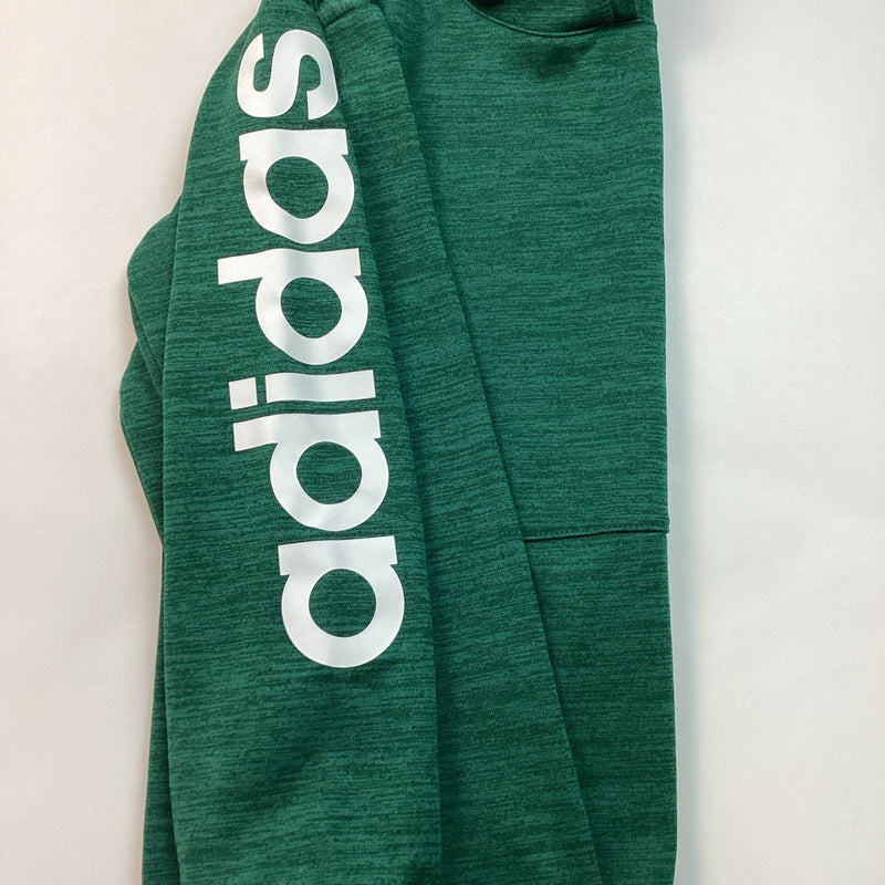 Adidas Boys Youth Pull-Over Hoodie, Green, Size: M 10/12