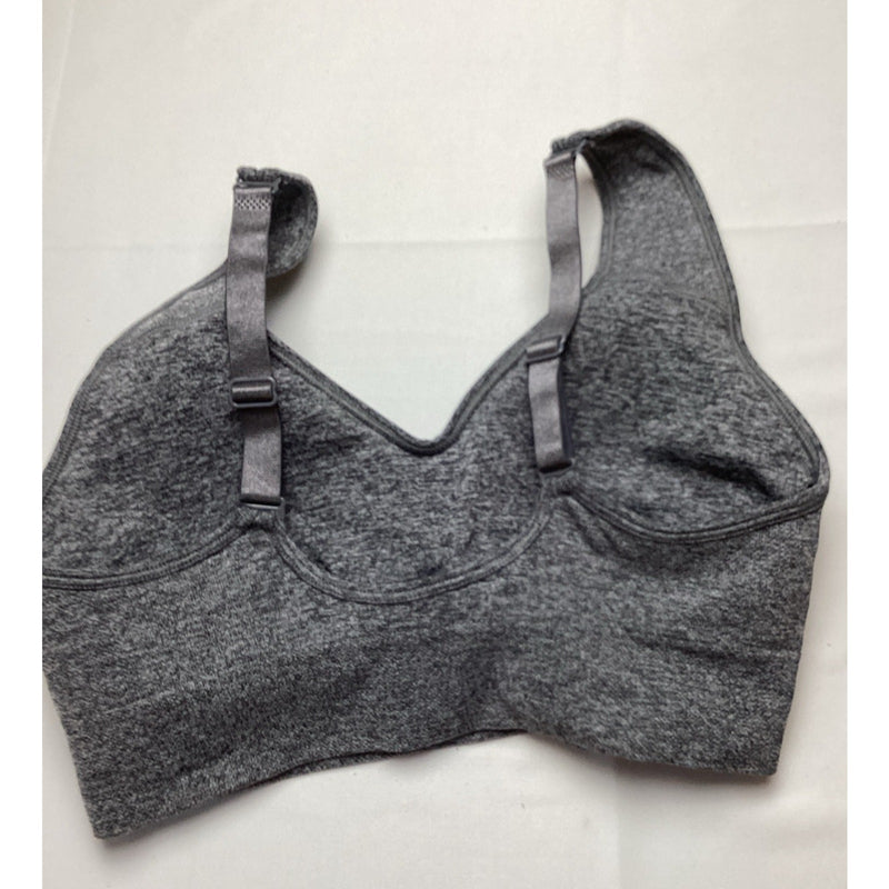 Puma Performance Women's Seamless Sports Bra 2-Pack, Gray, Size S -OpenBox