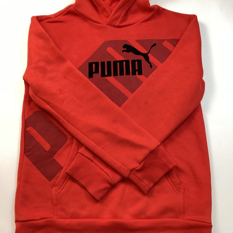 Puma Youth Boys Hoodie Sweatshirt, Red, Size L (14/16)