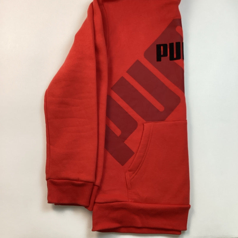 Puma Youth Boys Hoodie Sweatshirt, Red, Size L (14/16)