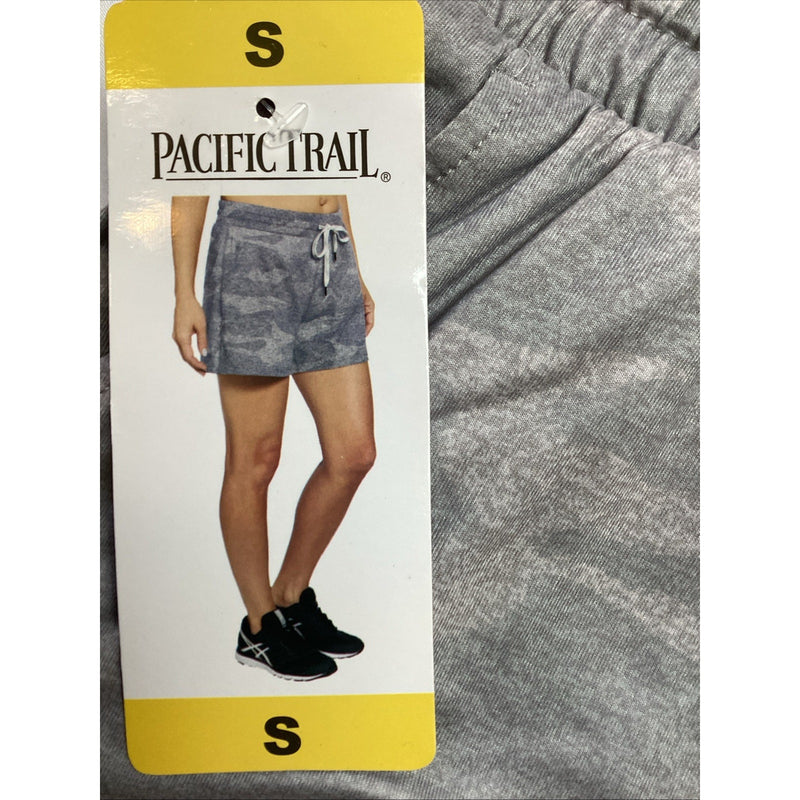 Pacific Trail Ladies Soft Stretch Shorts w/Zipper Pocket, Pale Camo, Size: Small