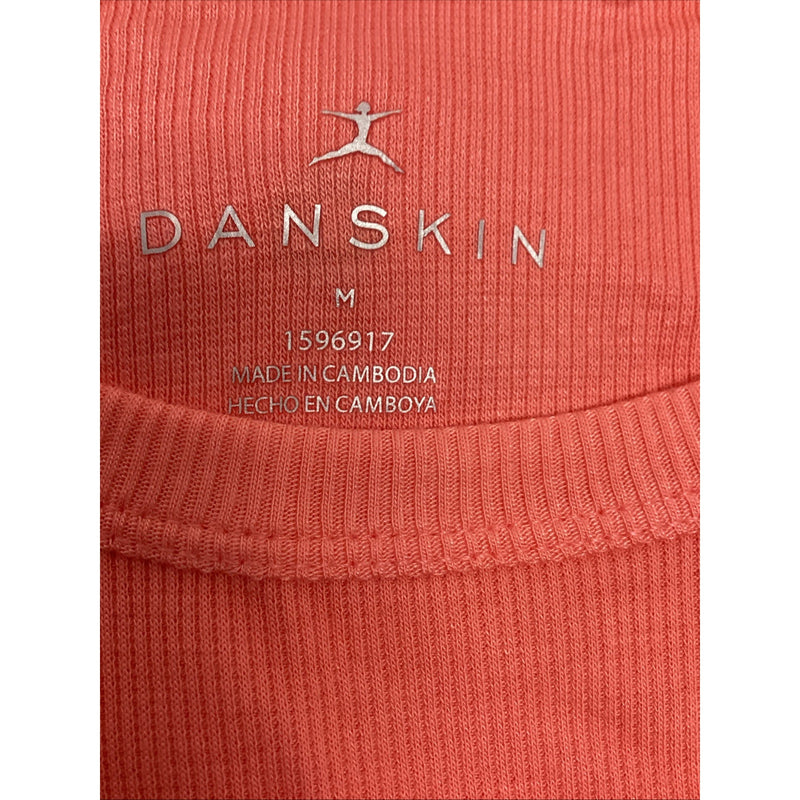 Danskin Women's 3-Pack Soft Rib Tank Top Set - Coral/White/Navy, Size: Medium