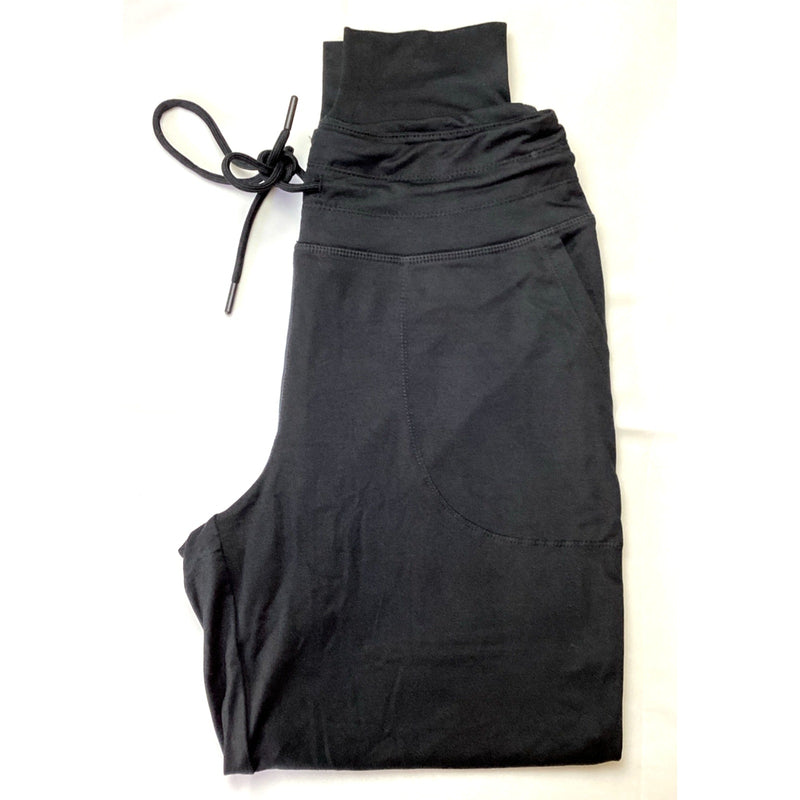 Lole Women's Soft Lounge Pant Jogger Relaxed Front Pockets, Black, Size Small