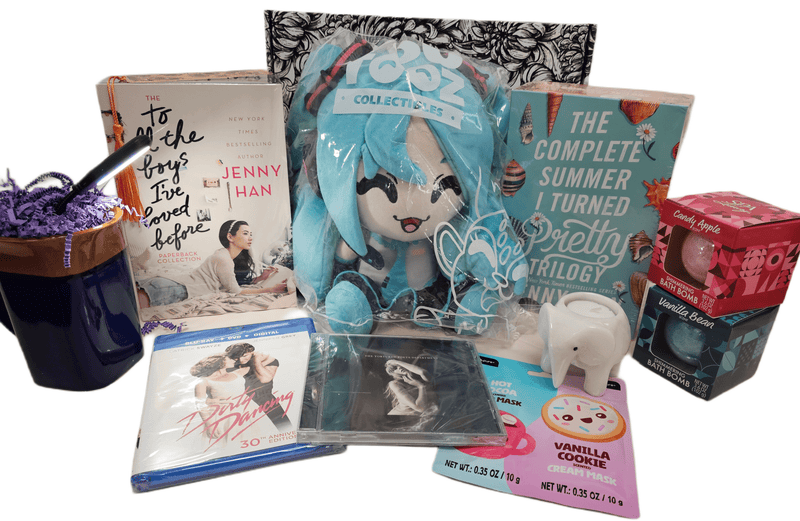 Heartfelt Romance Gift Box - THE PETRA CRATE: Jenny Han, Taylor Swift, & Cozy Treats - LV'S Global Media