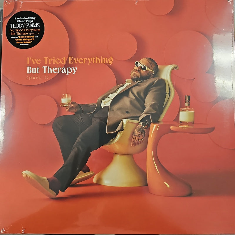 I've Tried Everything But Therapy by Teddy Swims [Vinyl] Exclusive Milky Clear Vinyl LP - LV'S Global Media