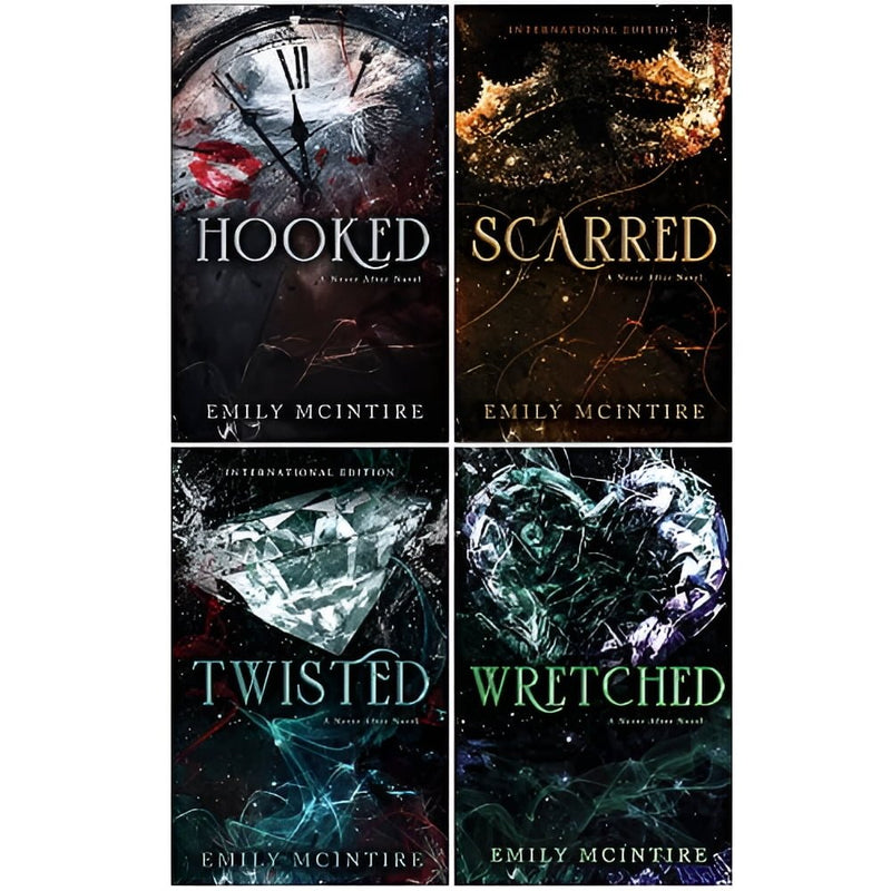 Never After Series - 4 Book Collection Set (Hooked, Scarred, Wretched, Twisted) by Emily McIntire - LV'S Global Media