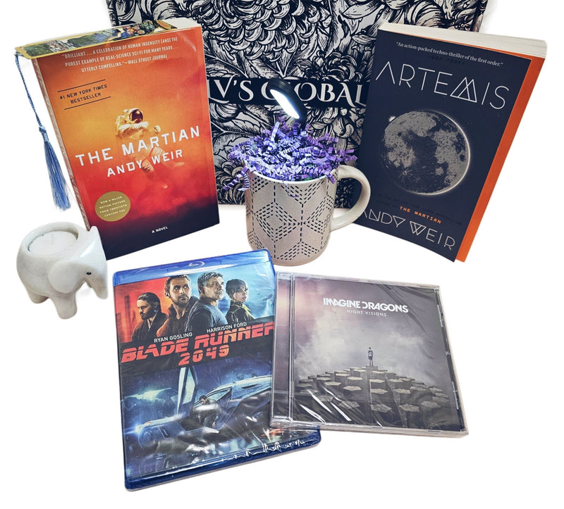 Sci - Fi Gift Box - THE PETRA CRATE - Books, Blade Runner, Music & More - LV'S Global Media