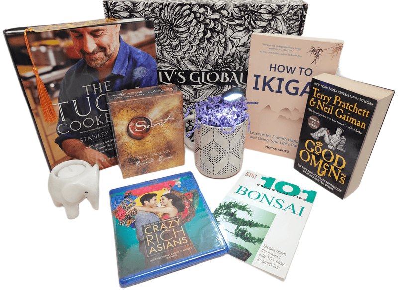 Self - Care & Inspiration Gift Box - THE PETRA CRATE: Books, Crazy Rich Asians & More - LV'S Global Media