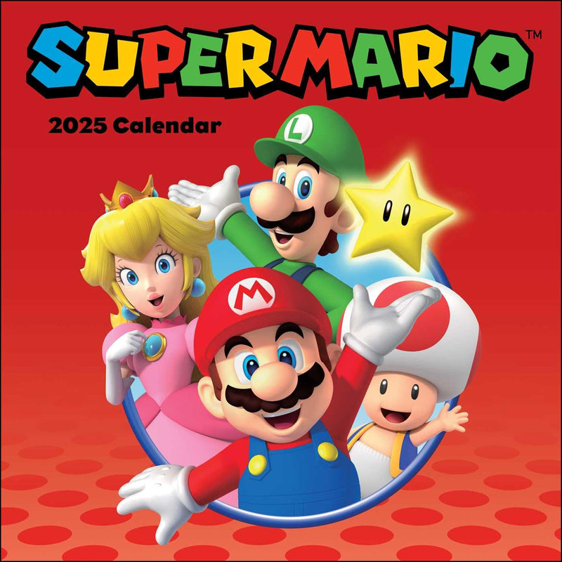 Super Mario 2025 Wall Calendar - LV'S Global Media