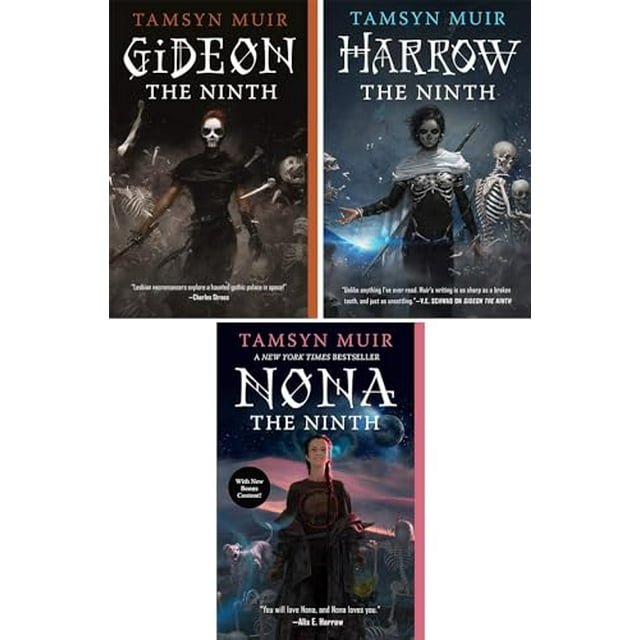 The Locked Tomb Series 3 Book Set - Harrow the Ninth, Gideon the Ninth & Nona the Ninth by Tamsyn Muir - LV'S Global Media