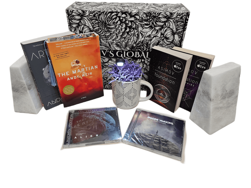 Ultimate Sci - Fi Book Gift Box - THE PETRA CRATE: Foundation, The Martian & More - LV'S Global Media