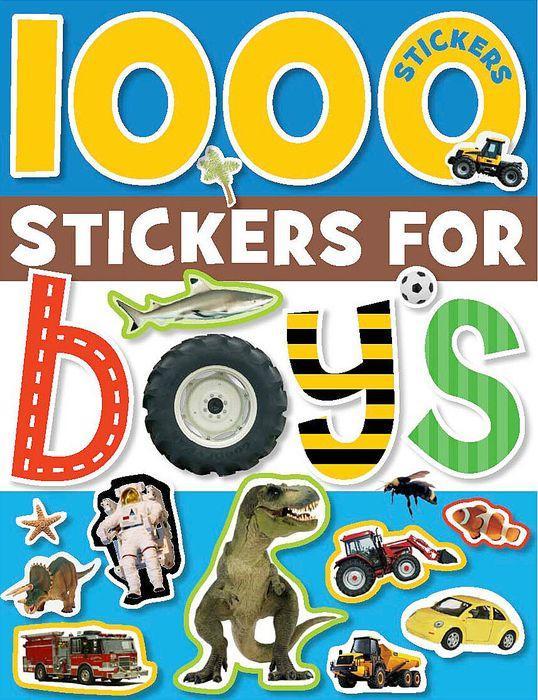 1000 Stickers for Boys by Make Believe Ideas [Paperback] - LV'S Global Media