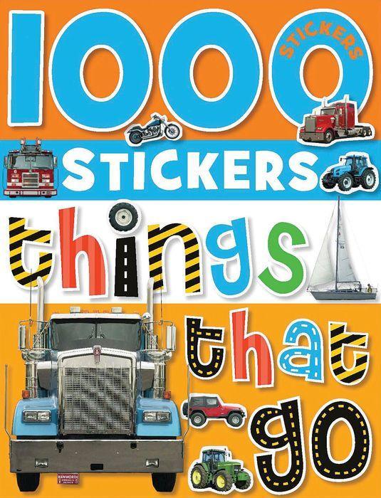 1000 Stickers - Things That Go by Make Believe Ideas [Paperback] - LV'S Global Media