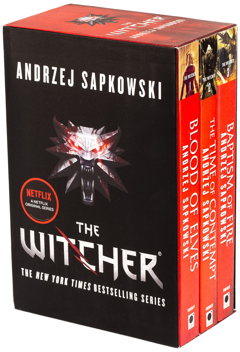The Witcher Boxed Set: Blood of Elves, the Time of Contempt, Baptism of Fire by Andrzej Sapkow [Paperback]