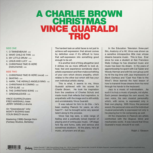 Vince Guaraldi Trio - Christmas Time Is Here - New 7 Single