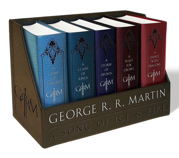 A Song of Ice & Fire Leather-Cloth Boxed Set by George R. R. Martin - LV'S Global Media