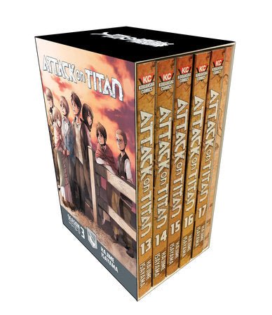 Attack on Titan Season 3 Part 1 Manga Box Set by Hajime Isayama (Paperback) - LV'S Global Media