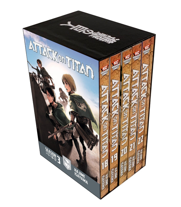 Attack on Titan Season 3 Part 2 Manga Box Set by Hajime Isayama (Paperback) - LV'S Global Media