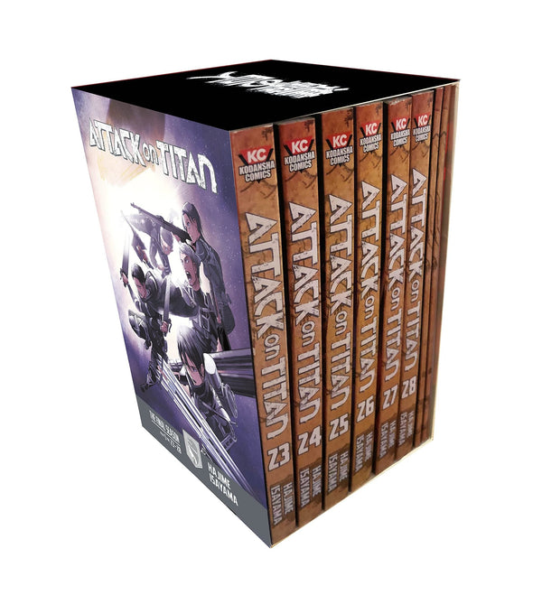 Attack on Titan the Final Season Part 1 Manga Box Set by Hajime Isayama (Paperback) - LV'S Global Media