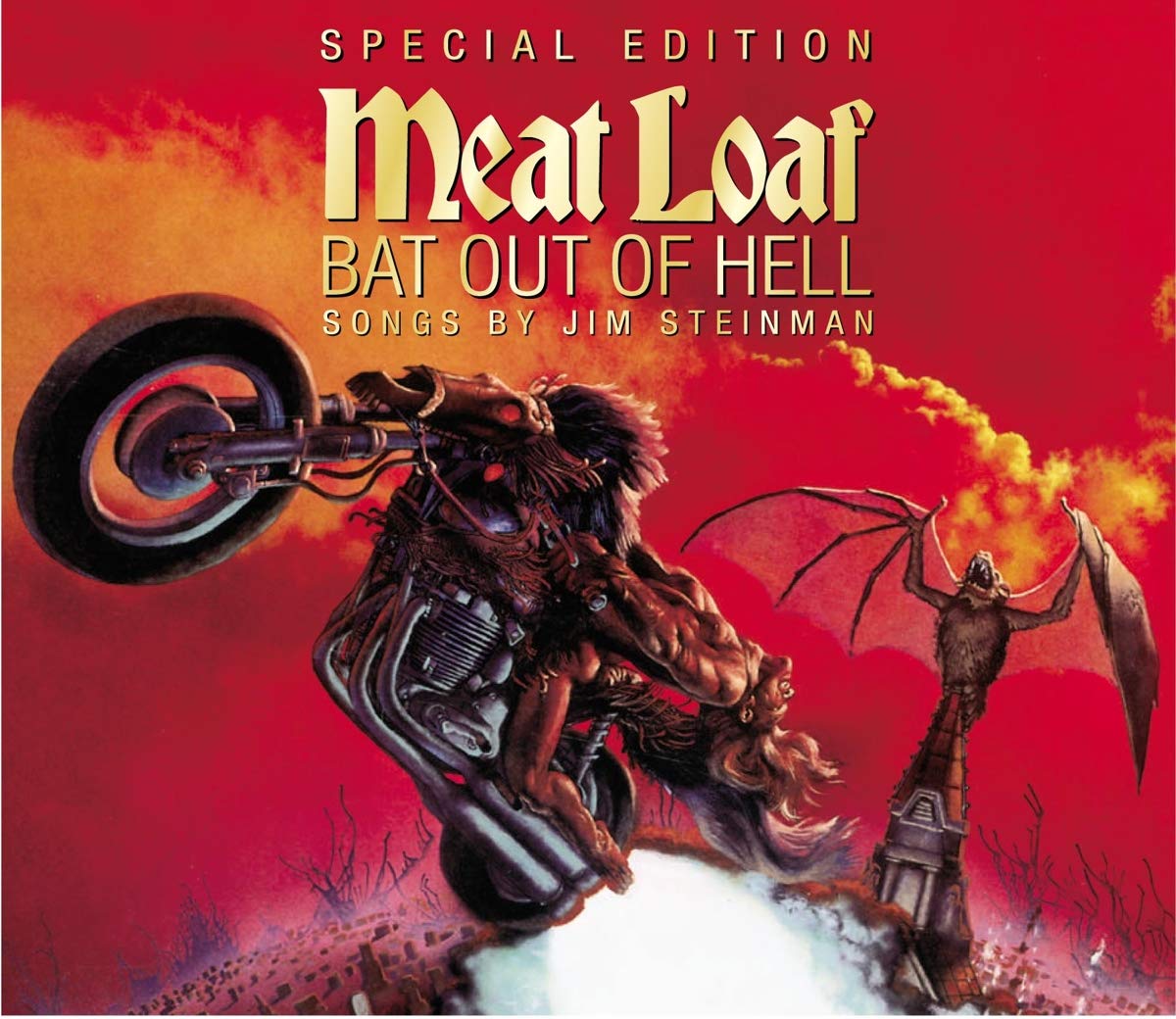 Bat Out Of Hell by Meat Loaf [Clear Vinyl LP] UK Import - LV'S Global Media