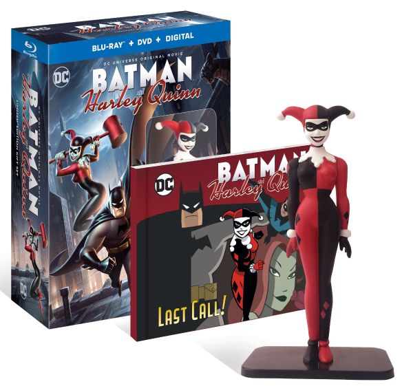 Batman and Harley Quinn Limited Edition (Blu-ray + DVD + Harley Quinn Figurine) [2017] - LV'S Global Media