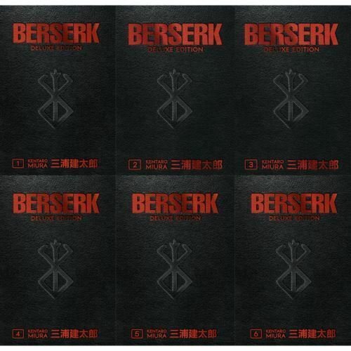 Berserk Deluxe Edition Manga - Volumes 1-6 Set [Deluxe Hardcover] by Kentaro Miura - LV'S Global Media