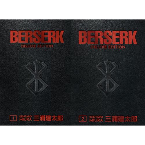 Berserk Deluxe Editions Manga - Volumes 1 & 2 by Kentaro Miura - Hardcover - LV'S Global Media