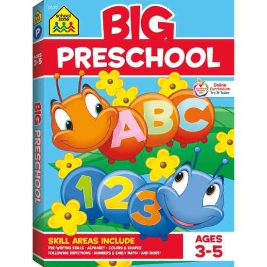 Big Preschool Workbook by School Zone Publishing [] - LV'S Global Media