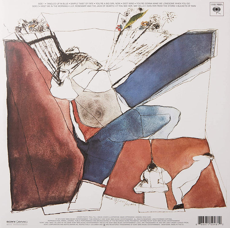 Blood on the Tracks by Bob Dylan (EU Import 180gm Vinyl LP, 2007) - LV'S Global Media
